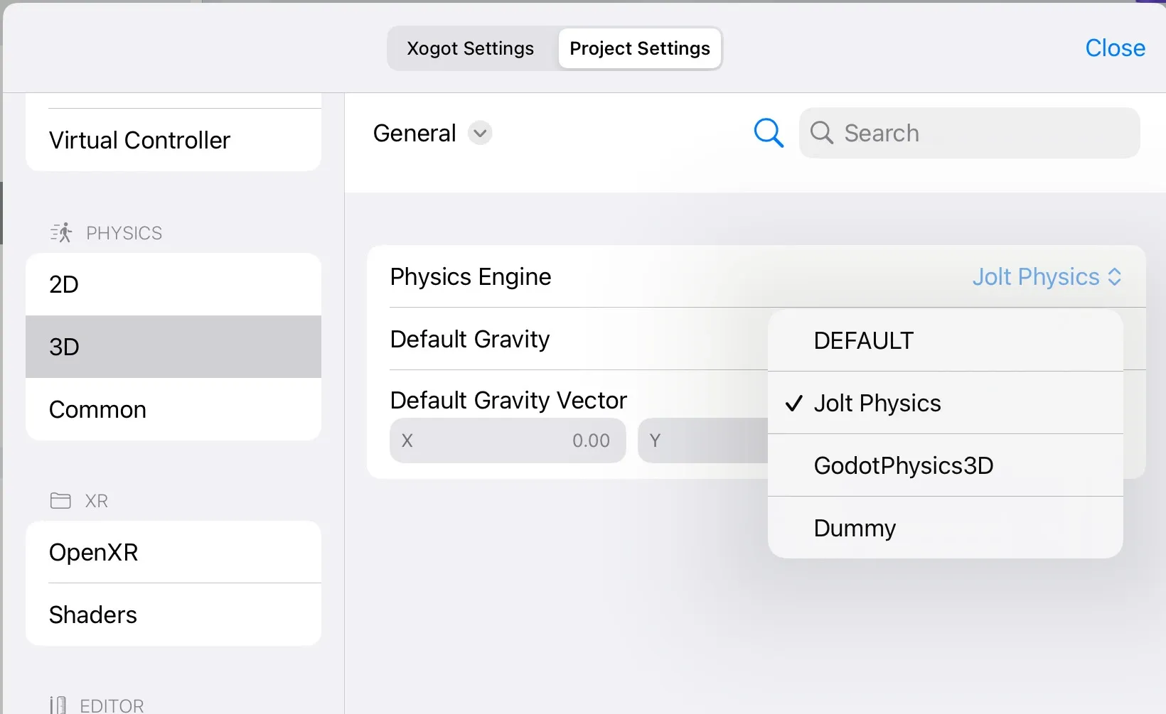 Godot 4.4 Xogot in TestFlight