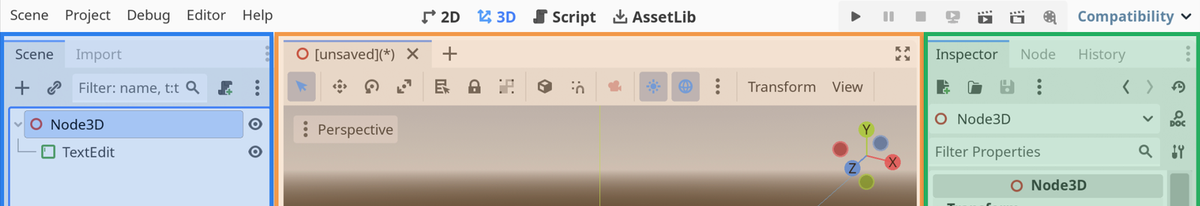 iGodot: Split View