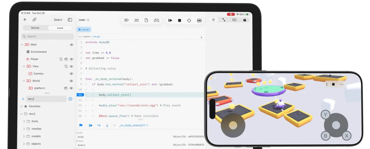 Xogot to Xogot: Remote Debugging